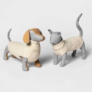 Boots & Barkley Cable Knit Turtleneck Cream Sweater